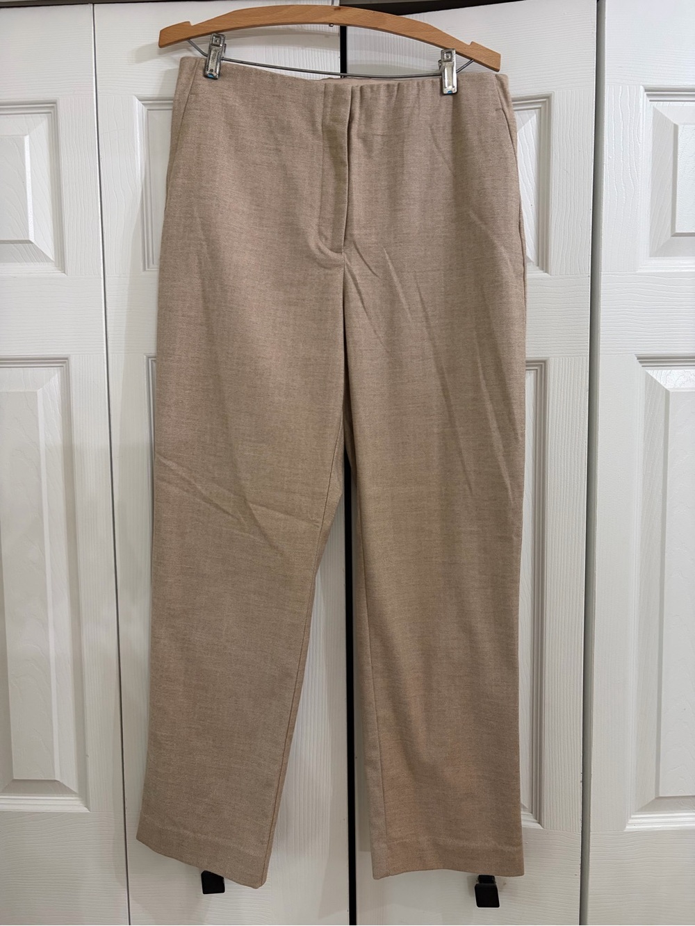 LOFT Women's Straight-Leg Dress Pants in Tan
